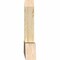 Ekena Millwork Portland Rough Sawn Timber Gable Bracket, Douglas Fir, 48"W x 24"H x 4"D x 6"F, 12/12 Pitch GBW048X24X0406POR00RDF - alternate 3